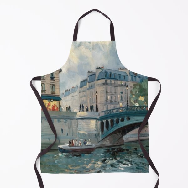 Item preview, Impressionist Paris River Scene – A Tranquil Day by the Seine. Art By Carraann designed and sold by CARRAANN.