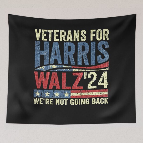 Item preview, Veterans for Harris Walz 2024 designed and sold by PrettyInk.