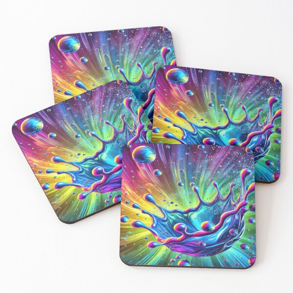 Item preview, Artistic Collision of Water Droplets designed and sold by Genady.