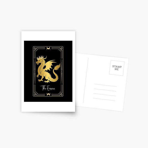 Dragon Tarot, The Emperor Postcard