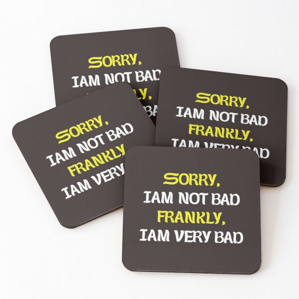 Item preview, I'm not bad, I'm very bad. designed and sold by Jimmybyjimmy.