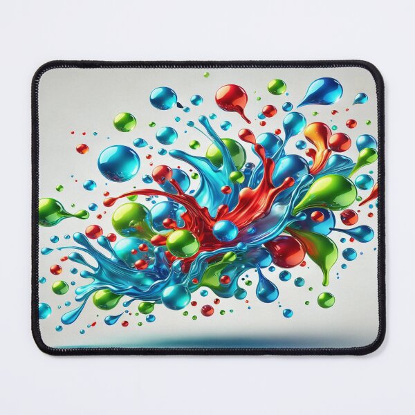 Item preview, Colorful Water Droplets on White designed and sold by Genady.