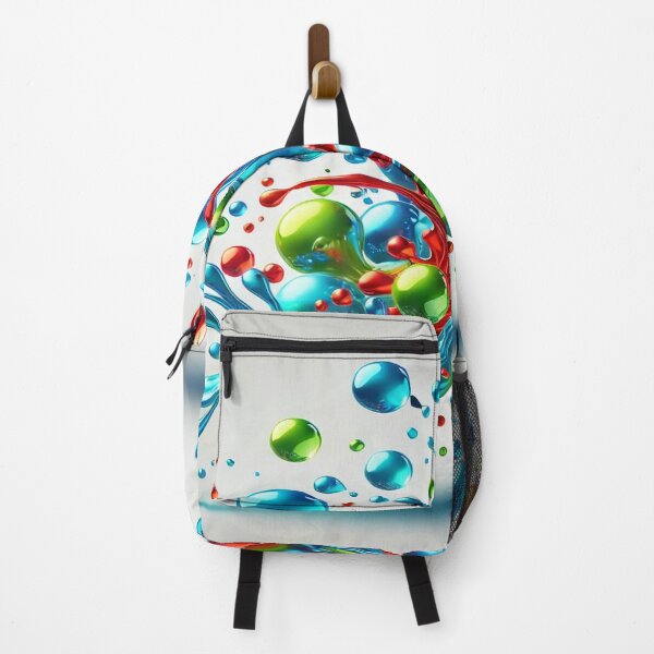 Item preview, Colorful Water Droplets on White designed and sold by Genady.