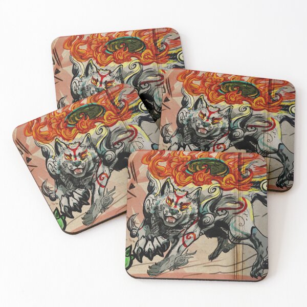 Item preview, fire wolf designed and sold by WingedHaru.