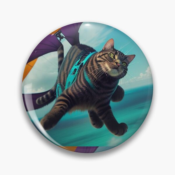 Item preview, Cat Skydiver designed and sold by IvaRenee.