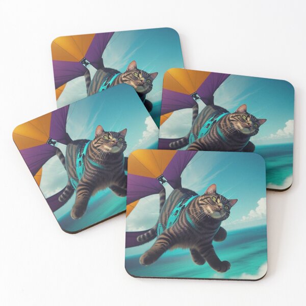 Item preview, Cat Skydiver designed and sold by IvaRenee.