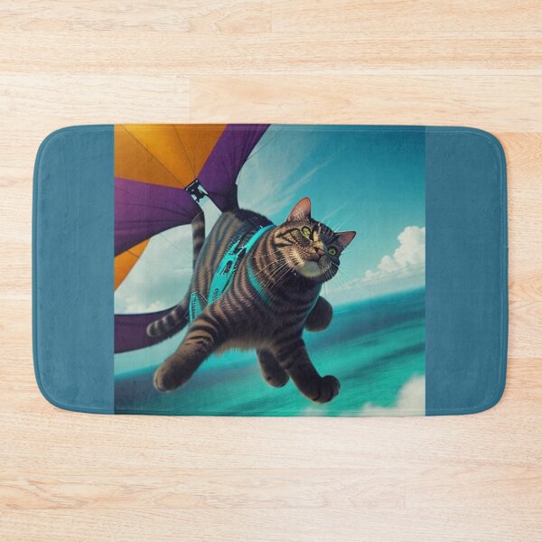 Item preview, Cat Skydiver designed and sold by IvaRenee.