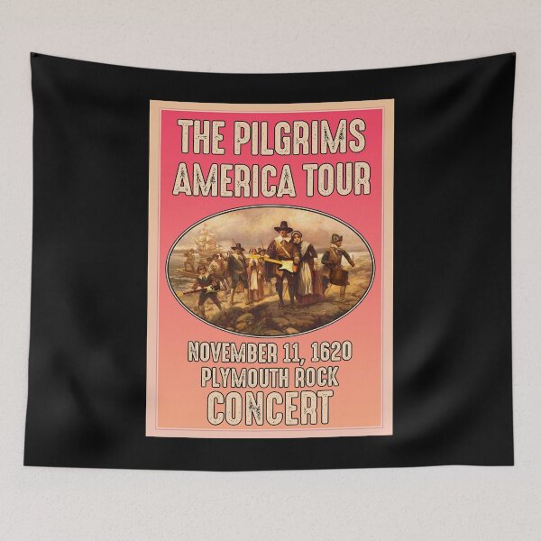 Item preview, The Pilgrims America Tour Plymouth Rock Concert Poster designed and sold by PNGShop.