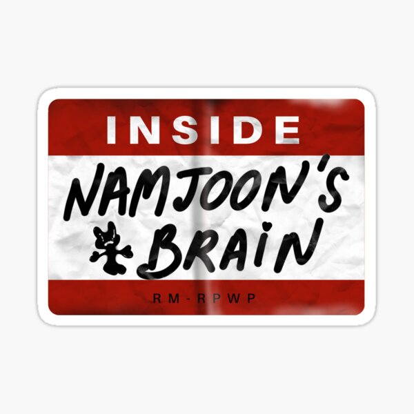 Item preview, BTS RM solo right place wrong person - inside namjoons brain designed and sold by moteesshop.