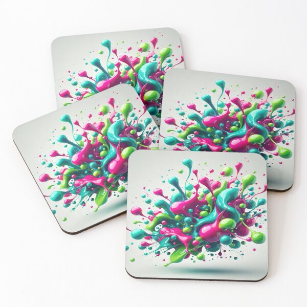 Item preview, Energetic Water Droplets on White designed and sold by Genady.