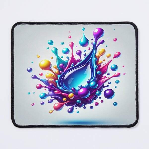 Item preview, Vivid Water Droplets on White designed and sold by Genady.