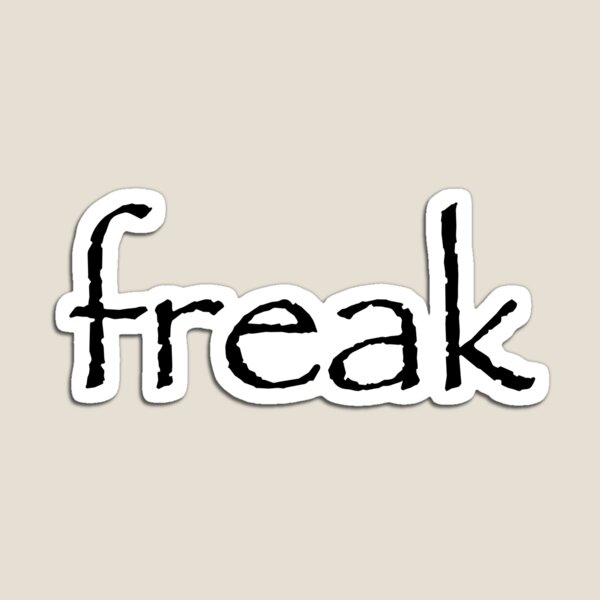 Freaky Font Magnets for Sale | Redbubble