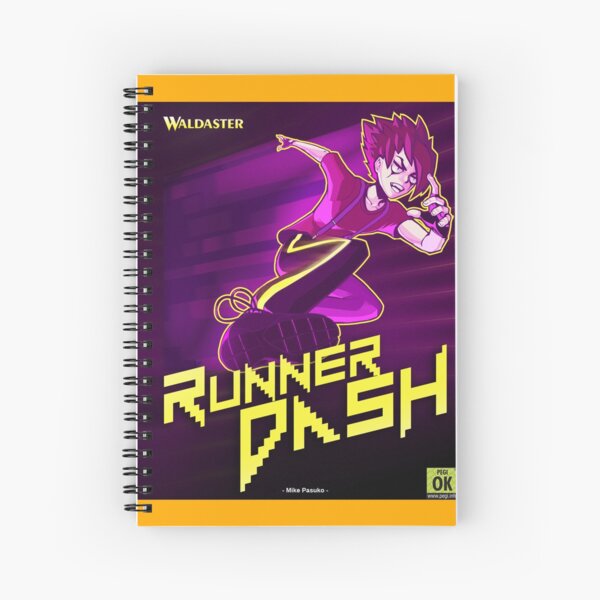 RUNNER DASH - Mike Pasuko Spiral Notebook
