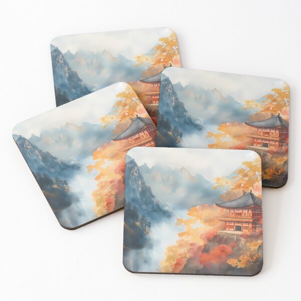 Item preview, Temple In the Mountain designed and sold by sakurashorty.