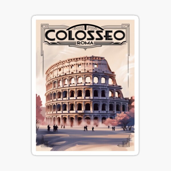 Item preview, poster colosseum rome italy designed and sold by Fcbrand.