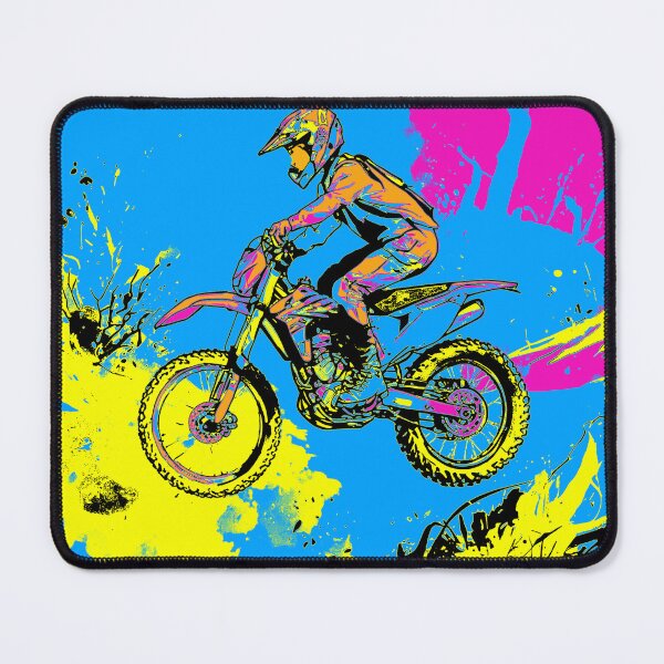 Item preview, Flying Through Paint - Motocross Rider designed and sold by NaturePrints.