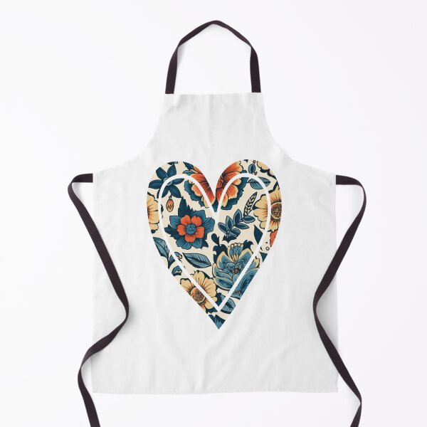 Item preview, Flower pattern orange red blue designed and sold by EasyPrints337.