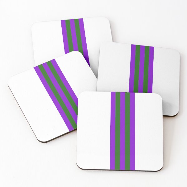 Item preview, Green Purple Mod Racing Stripes fashion design designed and sold by ModSupporters.