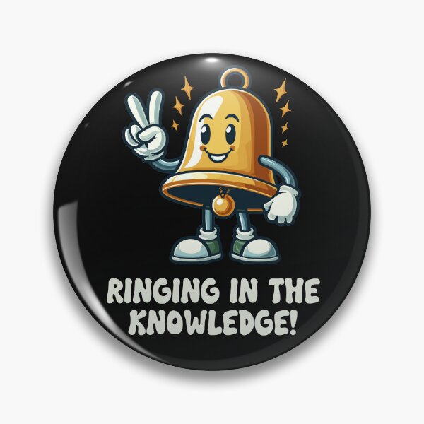 Item preview, Ringing in the Knowledge! Funny Saying Back to School designed and sold by stylishdzign.