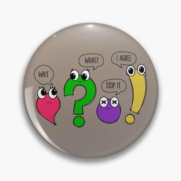 Item preview, Funny Punctuation designed and sold by UniqVibe.