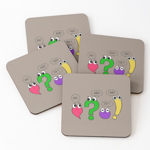 Item preview, Funny Punctuation designed and sold by UniqVibe.