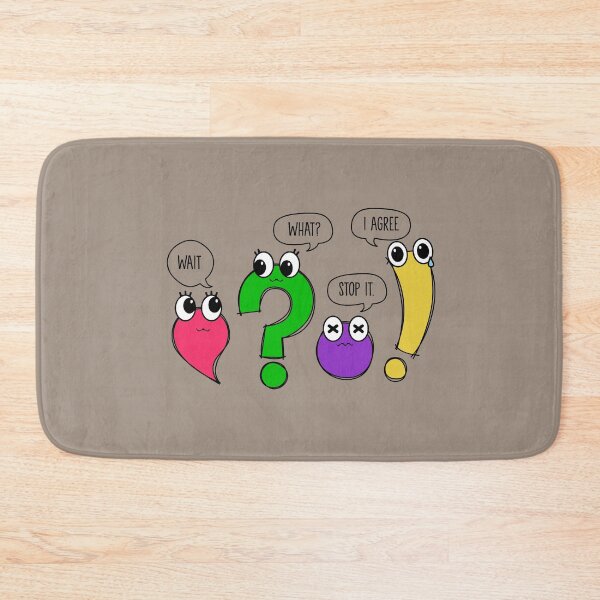 Item preview, Funny Punctuation designed and sold by UniqVibe.