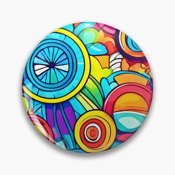 Artikelvorschau, Bunte Kreise abstrakte Kunst entworfen und verkauft von Health And Fitness Posts e-Store.
