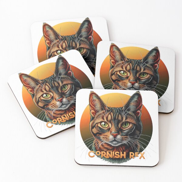 Item preview, Poster Prints T-Shirt Design - Cat Breeds: Cornish Rex designed and sold by ForeverPrintsOK.