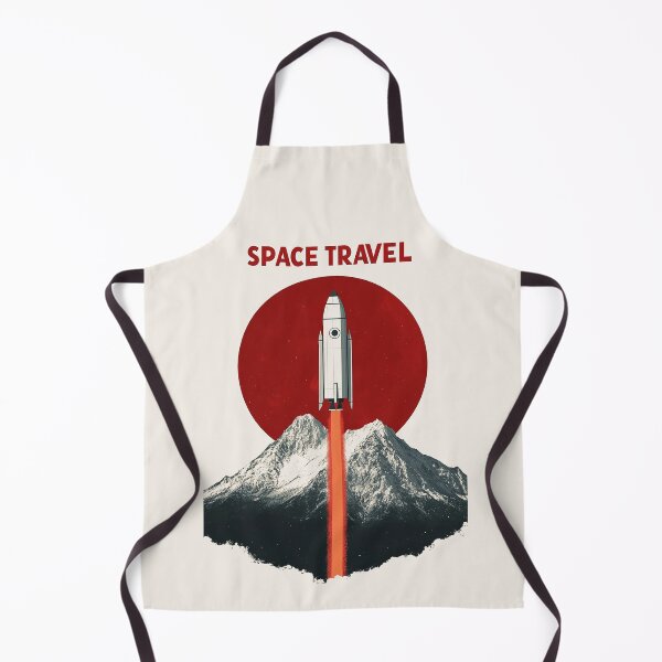 Item preview, Vintage Rocket Launch Space Travel Poster designed and sold by Retro Travel Design.