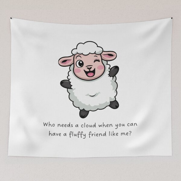 Item preview, Fluffy sheep  designed and sold by HopInStyle31.