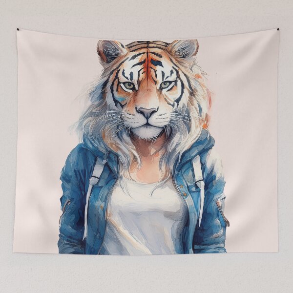 Item preview, Casual Tiger Queen designed and sold by Marcy77.