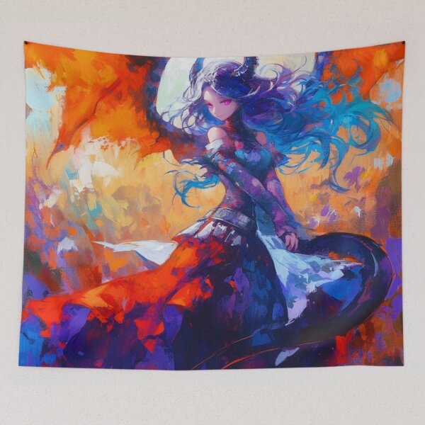 Item preview, Horned Woman 3 designed and sold by Dawn van Doorn.