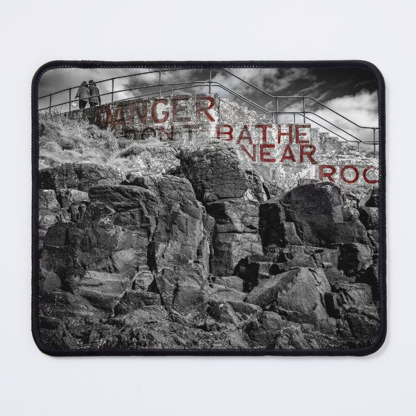 Item preview, Portstewart - Danger Don't Bathe Near Rocks designed and sold by Nigel R Bell Photography.