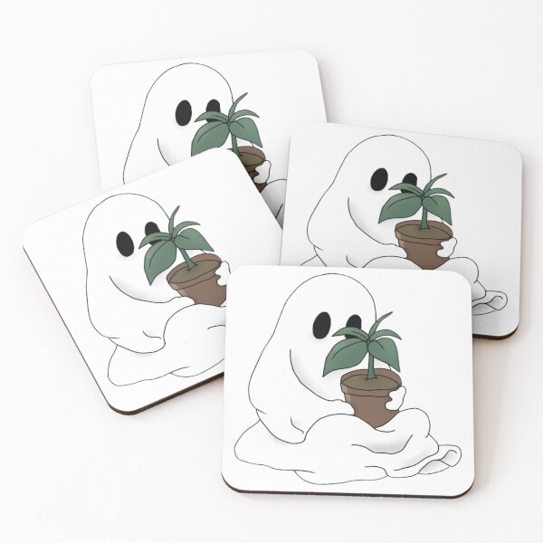 Item preview, Just a ghost with his plant designed and sold by Artistkhg.