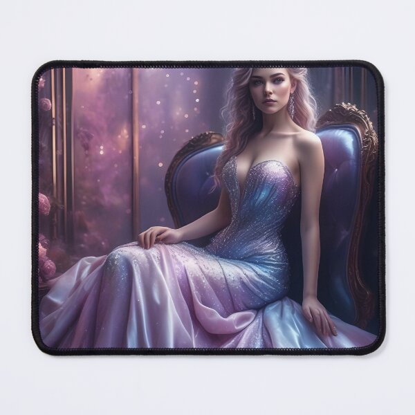Item preview, Purple and Blue Modern Gown designed and sold by Fantasy-Fashion.