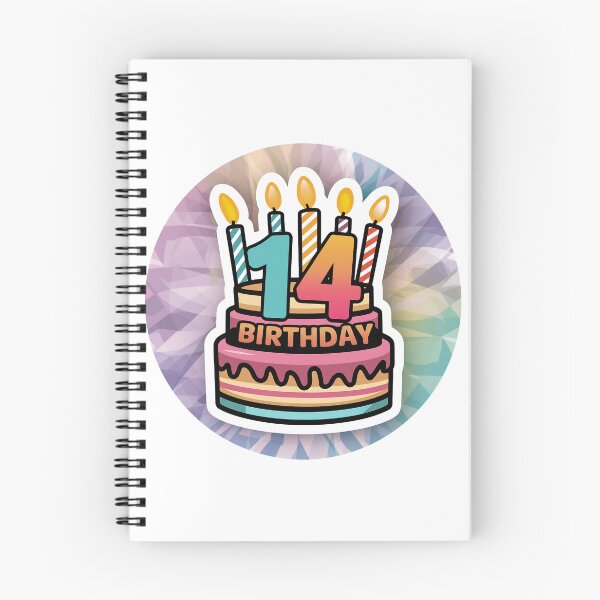 Item preview, Happy 14th Birthday designed and sold by RedCircleArt.