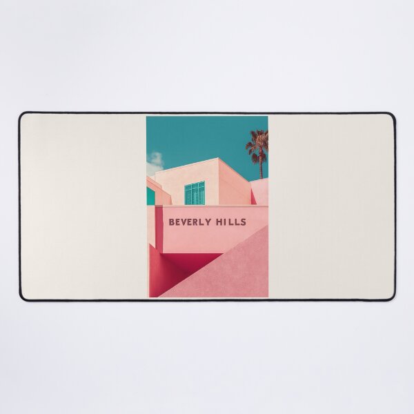 Item preview, Beverly Hills Pastel Modernism Art designed and sold by Retro Travel Design.