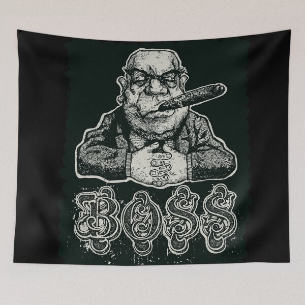 Item preview, Boss Life: Cigar Smoke and Power Plays designed and sold by ArtComixHaven.