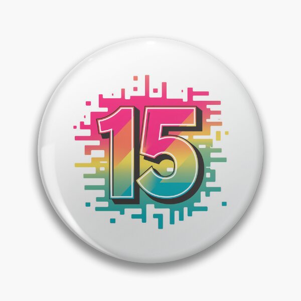 Item preview, Happy 15th Birthday designed and sold by RedCircleArt.