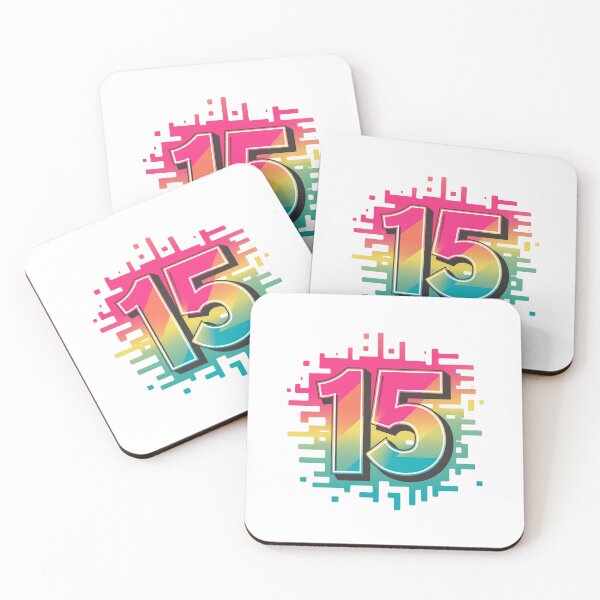 Item preview, Happy 15th Birthday designed and sold by RedCircleArt.