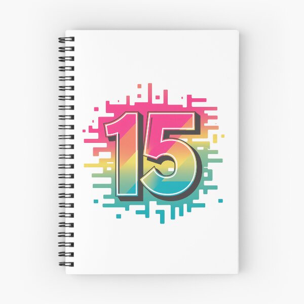 Item preview, Happy 15th Birthday designed and sold by RedCircleArt.