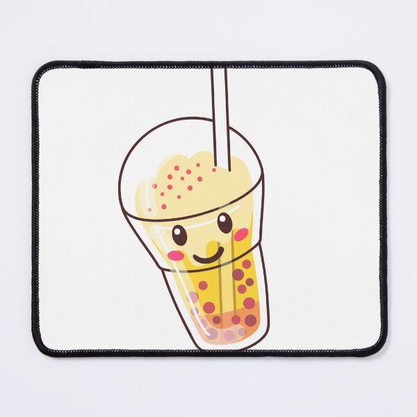 Item preview, Bubble milk tea cups with cute faces boba drink stickers and t-shirts designed and sold by PIXEL POP DESIGNS - Beyond the Norm!.