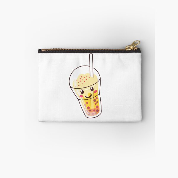 Item preview, Bubble milk tea cups with cute faces boba drink stickers and t-shirts designed and sold by PIXEL POP DESIGNS - Beyond the Norm!.