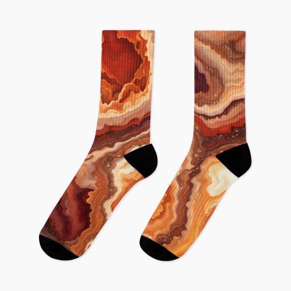 Item preview, Burnt Desert Geode Pattern designed and sold by BirdsnStuff.