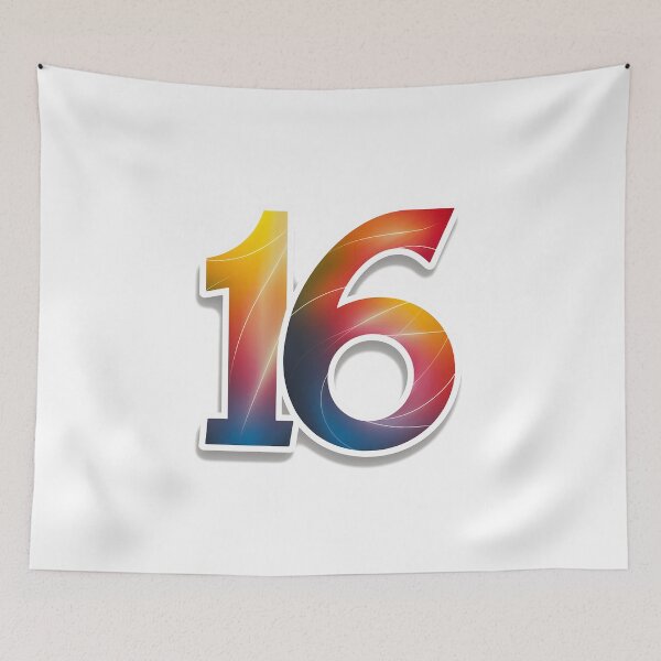 Item preview, Happy 16th Birthday designed and sold by RedCircleArt.