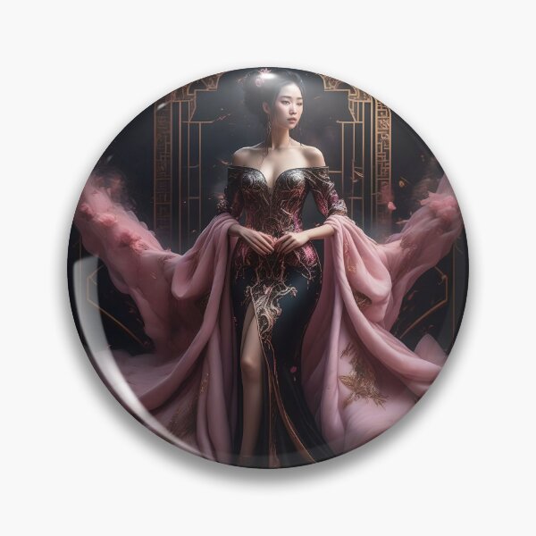 Item preview, Black and Pink Formal Gown designed and sold by Fantasy-Fashion.