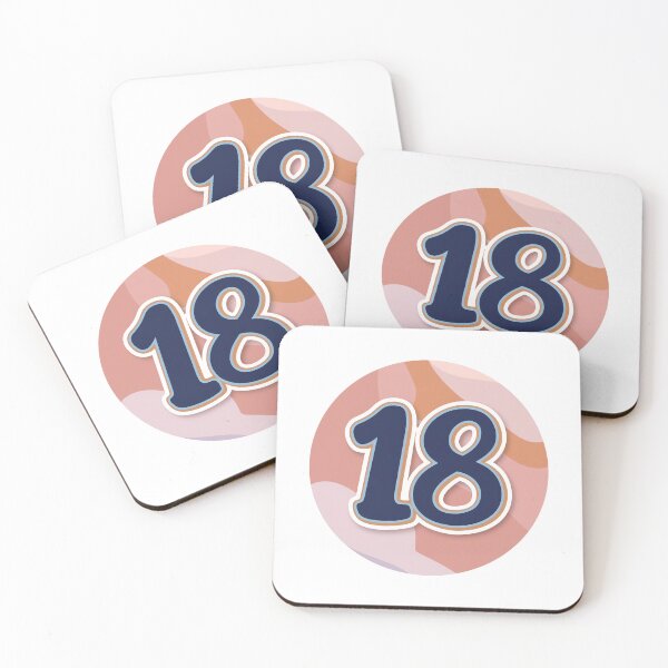 Item preview, Happy 18th Birthday designed and sold by RedCircleArt.