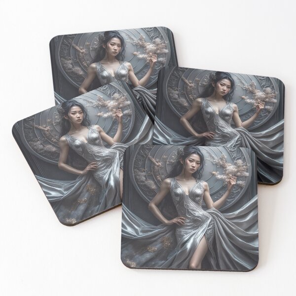 Item preview, Silver Formal Gown designed and sold by Fantasy-Fashion.