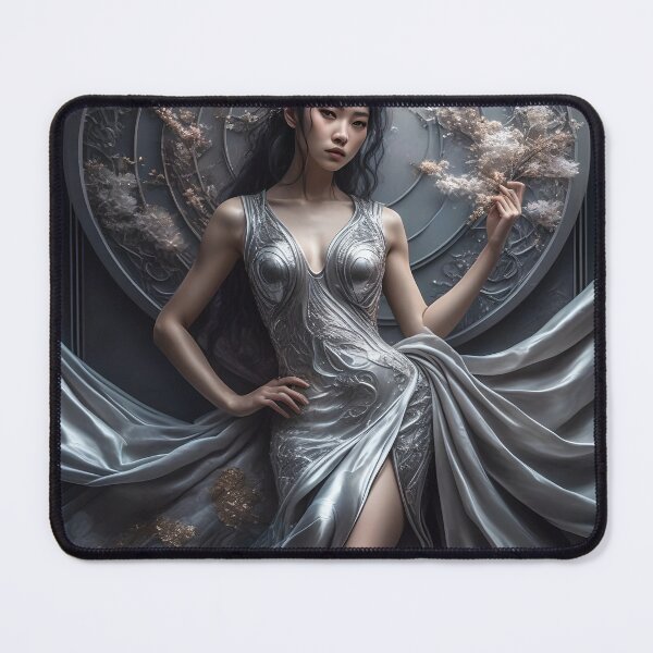 Item preview, Silver Formal Gown designed and sold by Fantasy-Fashion.