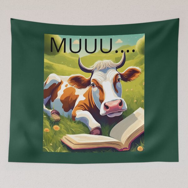 Item preview, COW IN THE MEADOW designed and sold by JoannaArtGo.